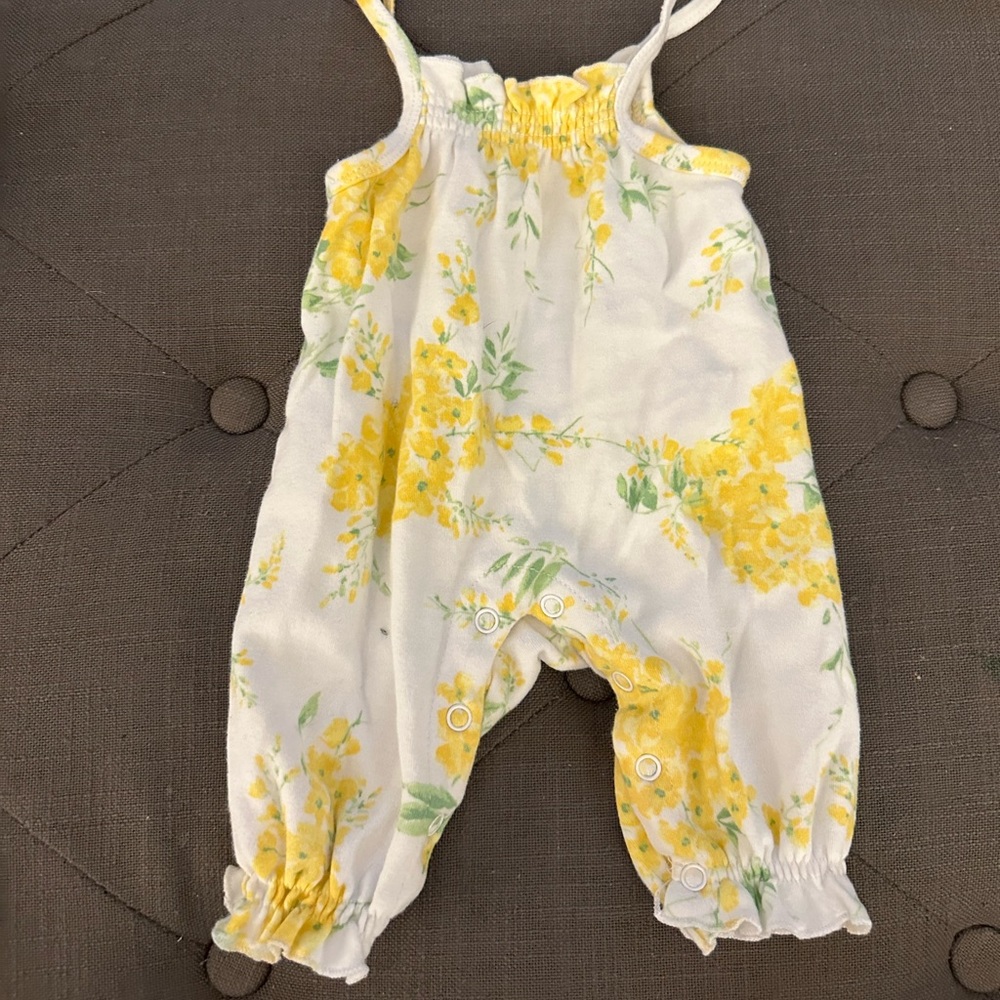 Yellow Baby Romper
